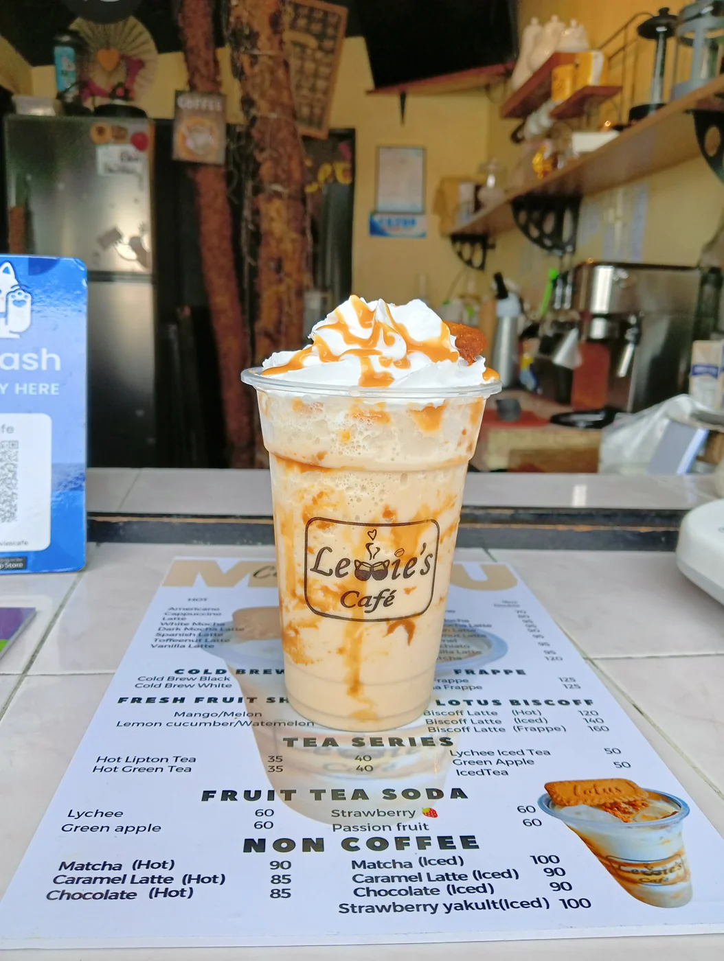 Lewie’s Café biscoff